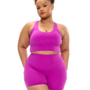 BuffBunny Rosa Sports Bra - Grape Juice - XXXL